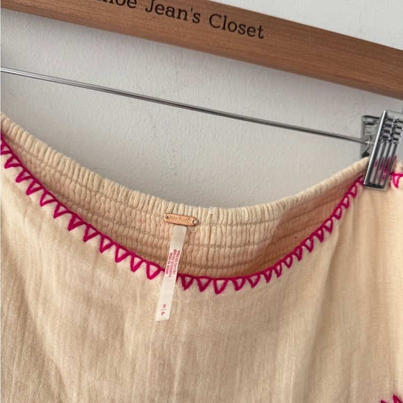 FREE PEOPLE Island Time Embroidered Skirt S - Picture 8 of 8